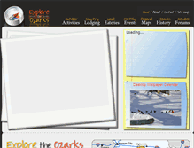 Tablet Screenshot of exploretheozarksonline.com